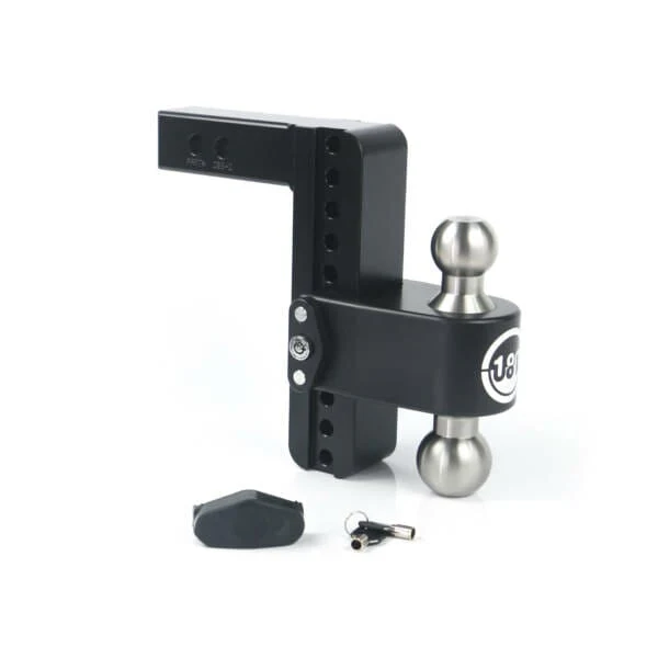 Weigh Safe Black Cerakote 180 Drop Hitch | Designed for use with 2" Receiver Hitch - Image 3