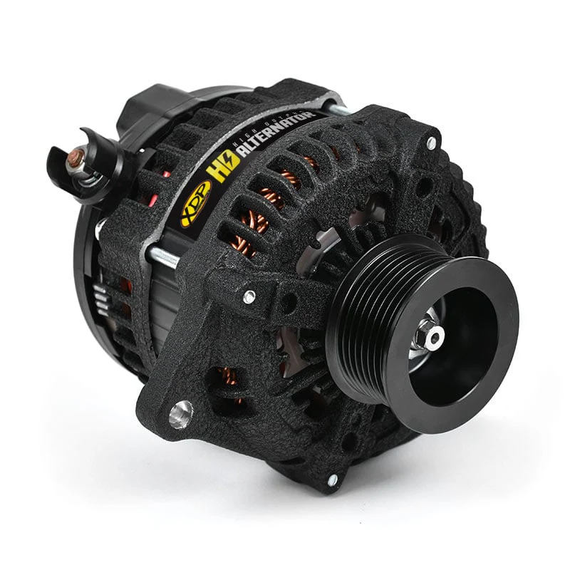 XDP XD354 Wrinkle Black HD High Output Alternator 07.5-20 Ram 6.7L Cummins