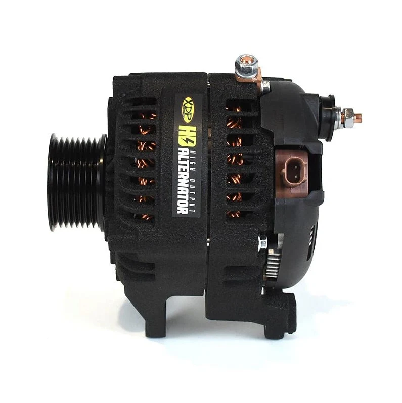 XDP XD512 Wrinkle Black HD High Output Alternator 03-07 Dodge Ram 5.9L Cummins - Image 3