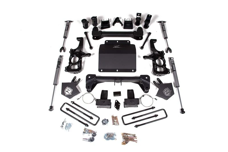Zone Offroad 5" Suspension Lift Kit W/ Fox Shocks 20-23 GM 2500HD / 3500