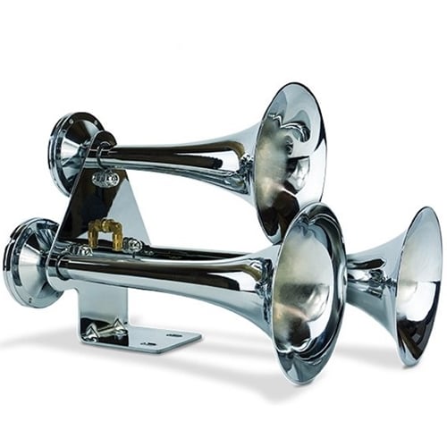 PacBrake HP10314 Premium Triple Train Air Horn Kit With Compressor - Image 3