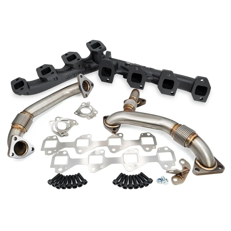 PPE High Flow Exhaust Manifolds with Up-Pipes-50 State Legal 01-10 Duramax - Image 4