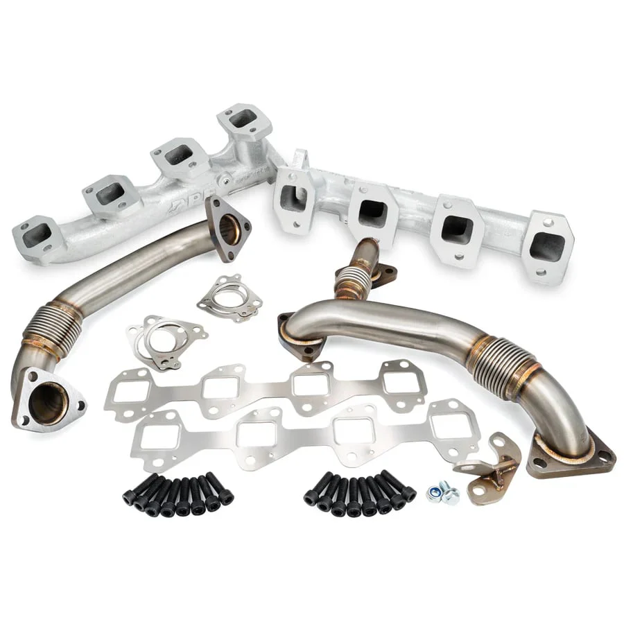 PPE High Flow Exhaust Manifolds with Up-Pipes-50 State Legal 01-10 Duramax - Image 6
