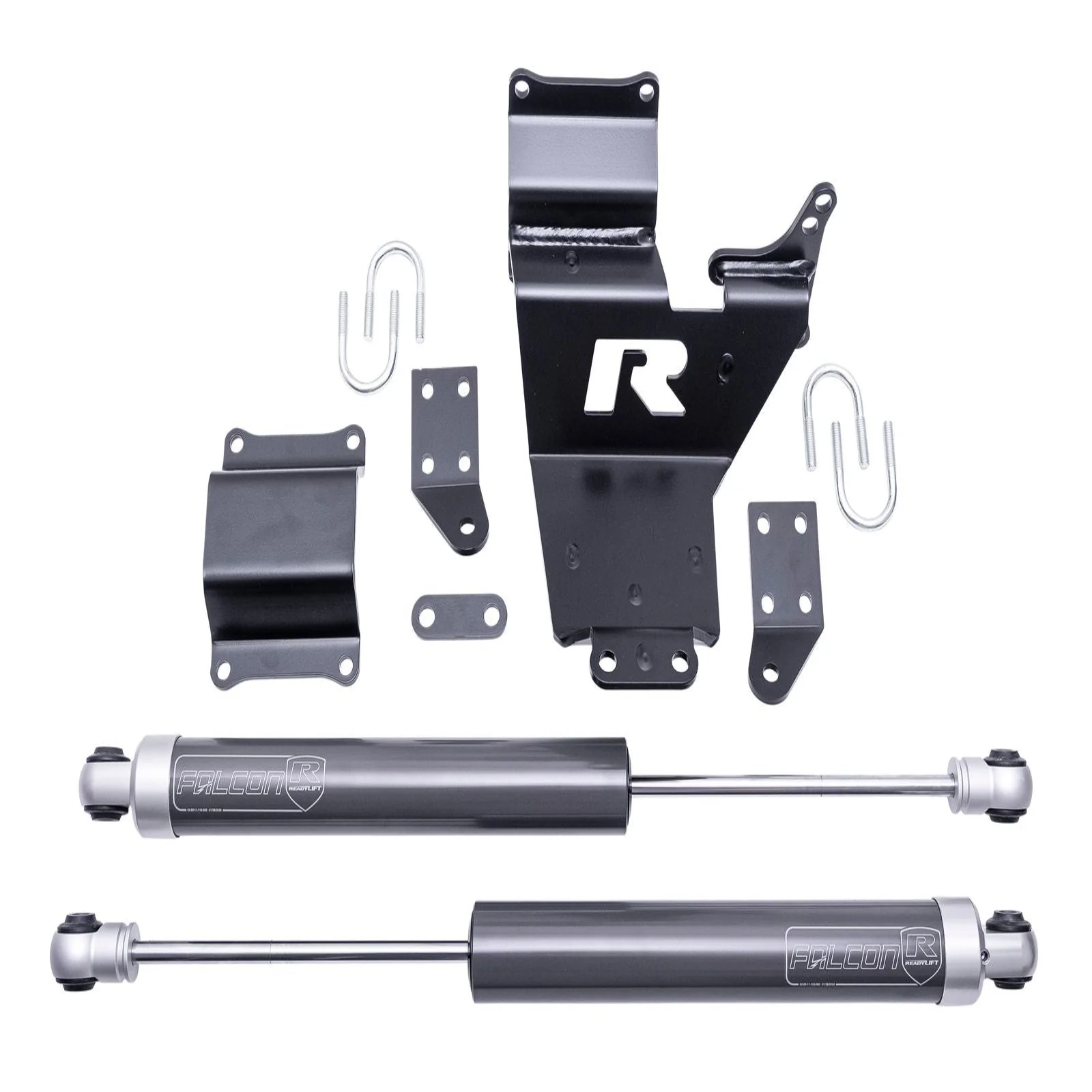 ReadyLIFT Bolt On Falcon-equipped Dual Steering Stabilizer System 05-26 Ford F-450/F550 - Image 3