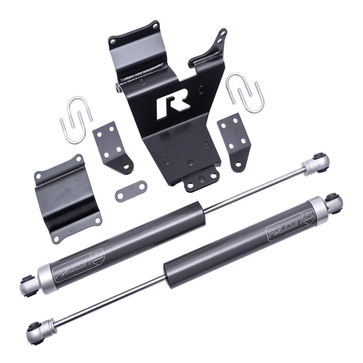 ReadyLIFT Bolt On Falcon-equipped Dual Steering Stabilizer System 05-26 Ford F-450/F550 - Image 4