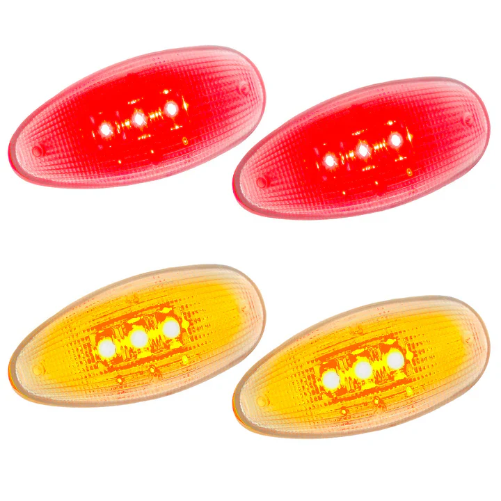 RECON Fender LED Lights 4-Piece Set 99-14 GM - Image 2