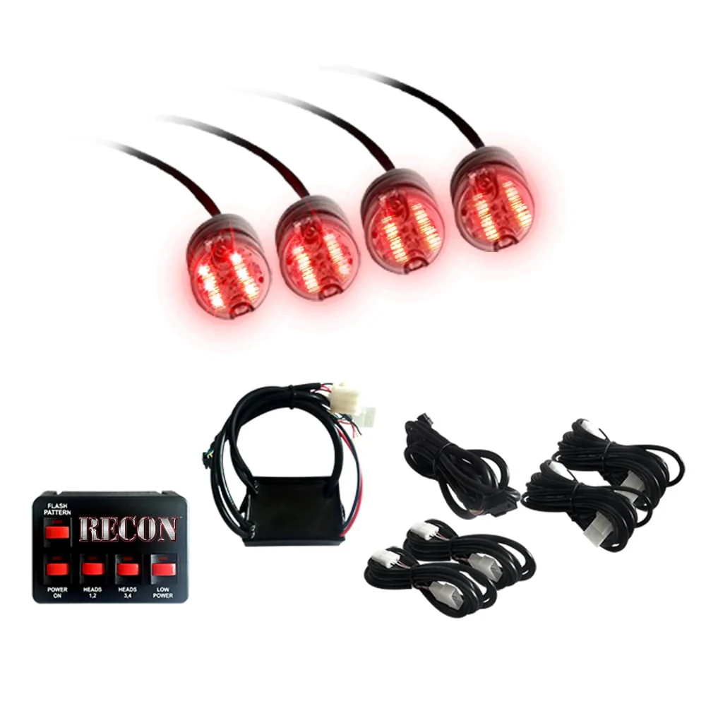 RECON 4-Bulb Professional-Grade LED Strobe Light Kit - Image 4
