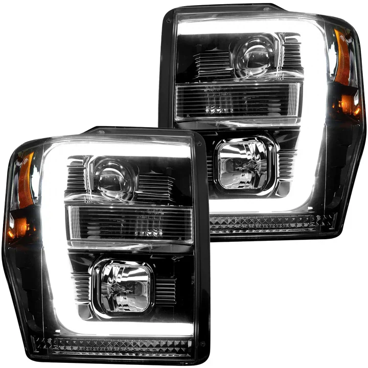 RECON Projector Headlights with OLED Halos 08-10 Ford SuperDuty - Image 4