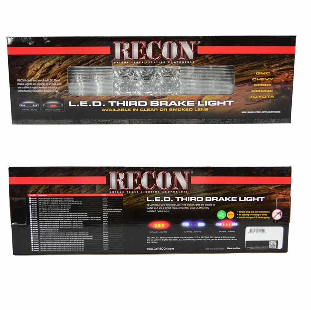 RECON LED 3rd Brake Light 10–25 Dodge Ram 6.7L Cummins – Clear Standard / Clear Ultra High Power / Smoked Ultra High Power - Image 5
