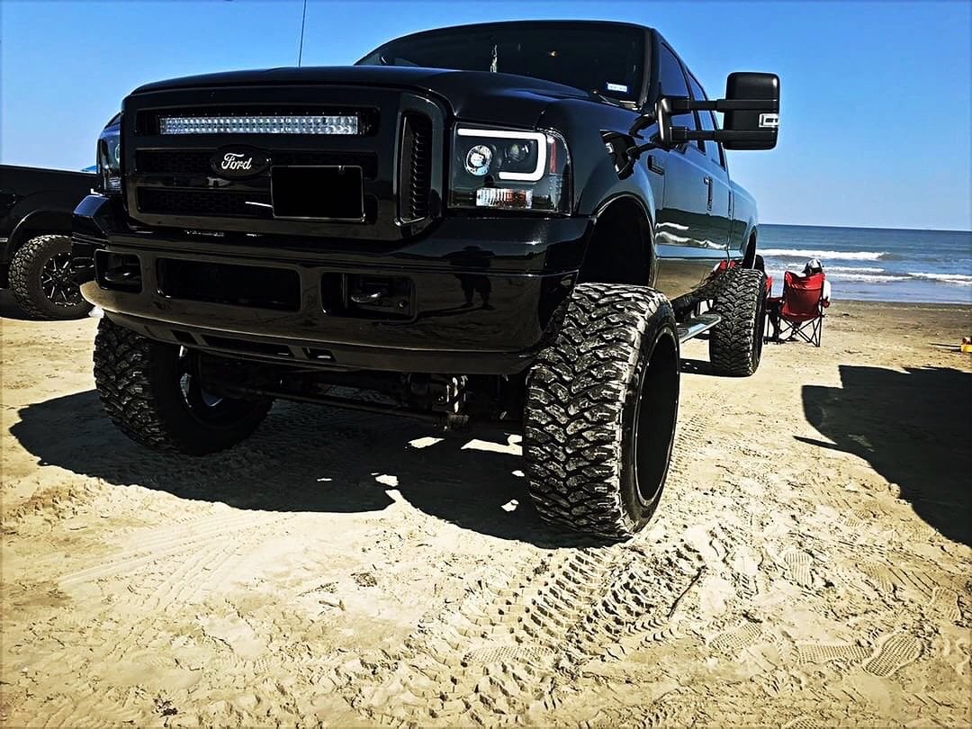 RECON Smoked Projector Headlights Ford Superduty 2005-07 264193BKC - Image 4