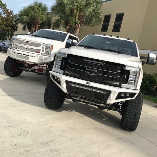 Royalty Core RC4 Layered Full Grille 17-19 6.7L Ford Powerstroke - Image 2
