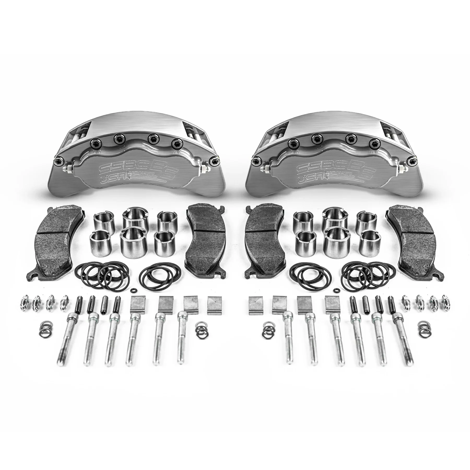 SSBC-USA B6-Brawler Direct Fit Rear Caliper Upgrade Kit 18-20 Ford 3.0L Powerstroke F-150 4WD - Image 2