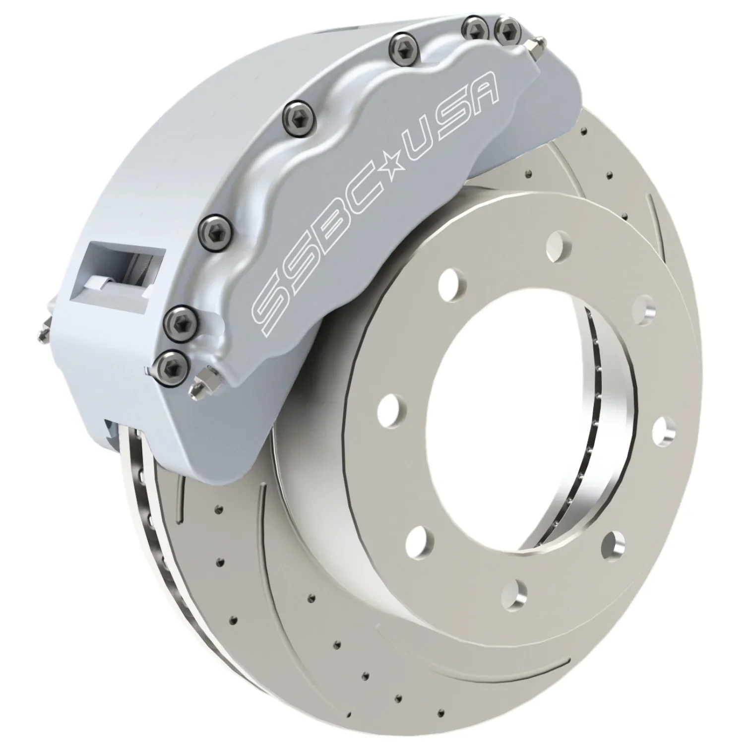 SSBC-USA B8-Barbarian Direct Fit Front Caliper Disc Brake Upgrade Kit 05-12 Ford F-250/F-350 - Image 2