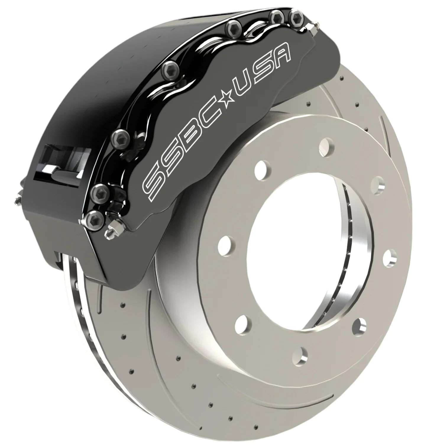 SSBC-USA B8-Barbarian Direct Fit Front Caliper Disc Brake Upgrade Kit 05-12 Ford F-250/F-350 - Image 4