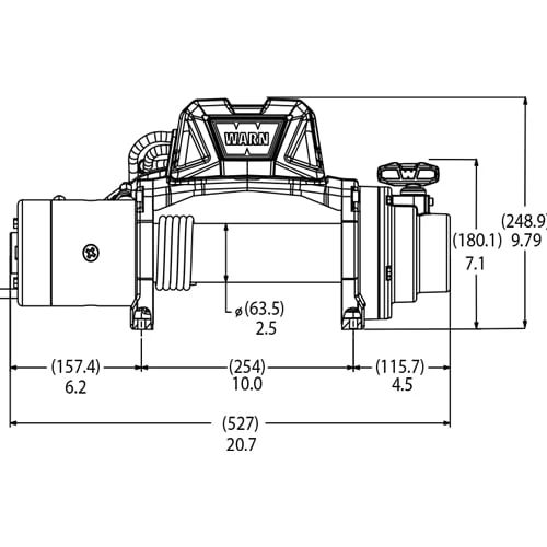 WARN VR EVO 8 | 8,000 Lbs. Capacity Winch - Image 3
