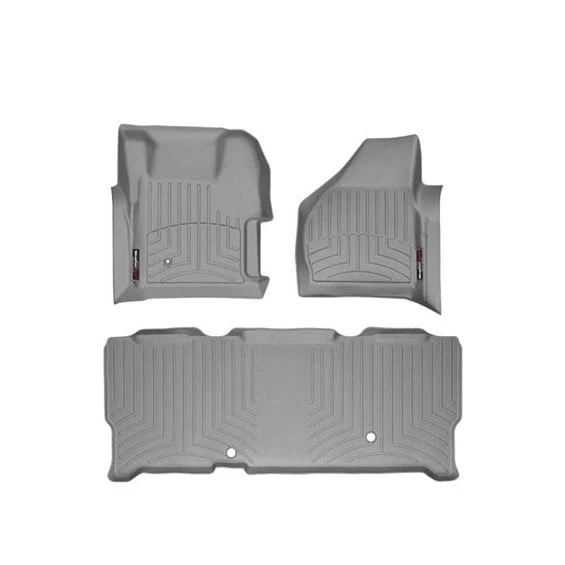 WeatherTech DigitalFit Floor Liner Set (w/ 2 Piece Front) 08-10 Ford SuperDuty Extended Cab - Image 11