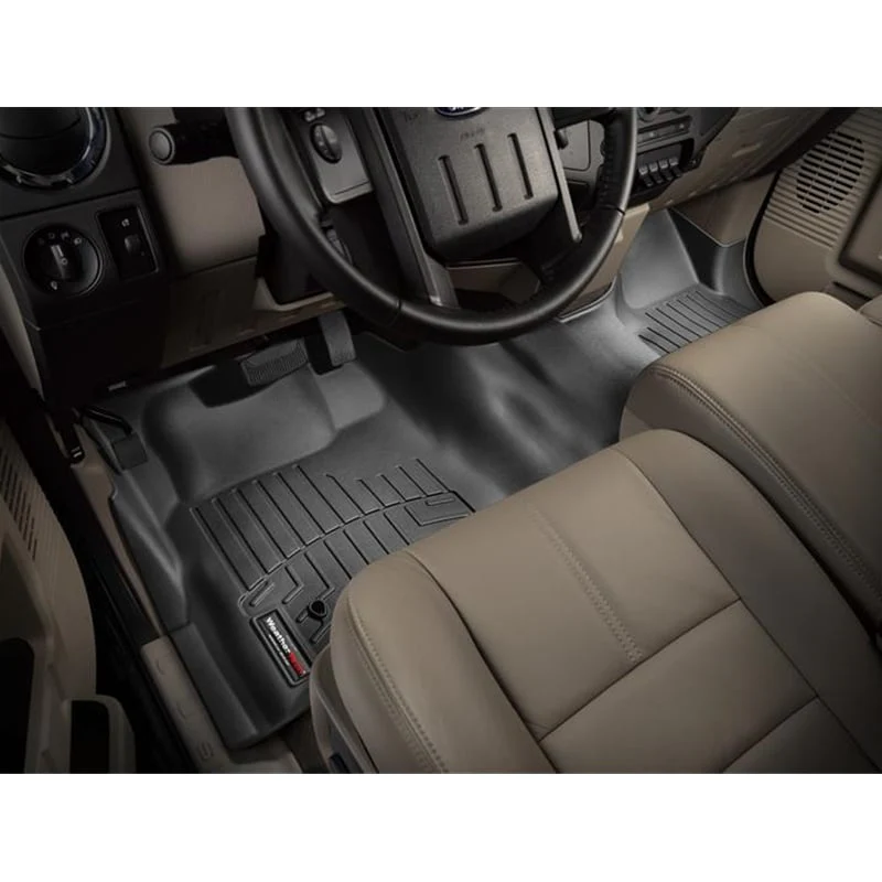 WeatherTech DigitalFit Front Floor Liner 08-10 Ford SuperDuty - Over The Hump - Image 2
