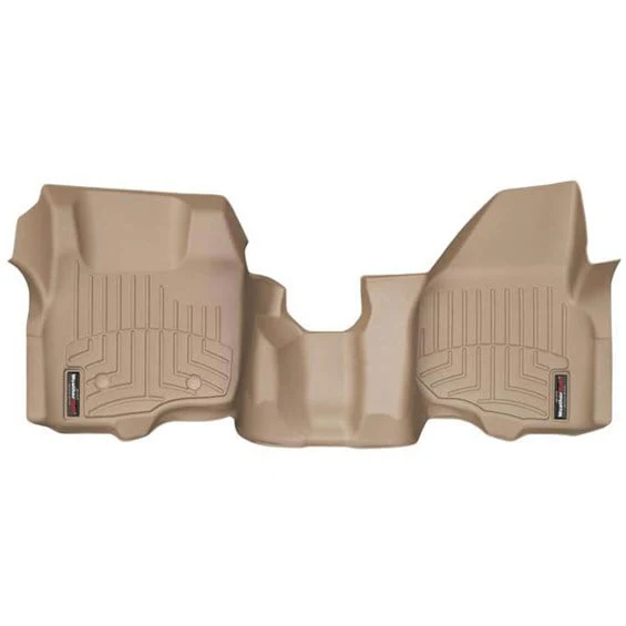 WeatherTech DigitalFit Front Floor Liner 11-12 Ford SuperDuty Extended & Crew Cab - Over The Hump - Image 6