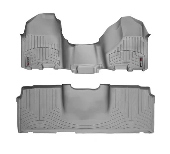 WeatherTech DigitalFit Floor Liner Set (Over Hump Front) 10-12 Dodge Ram Mega Cab 1 Hook - Image 7