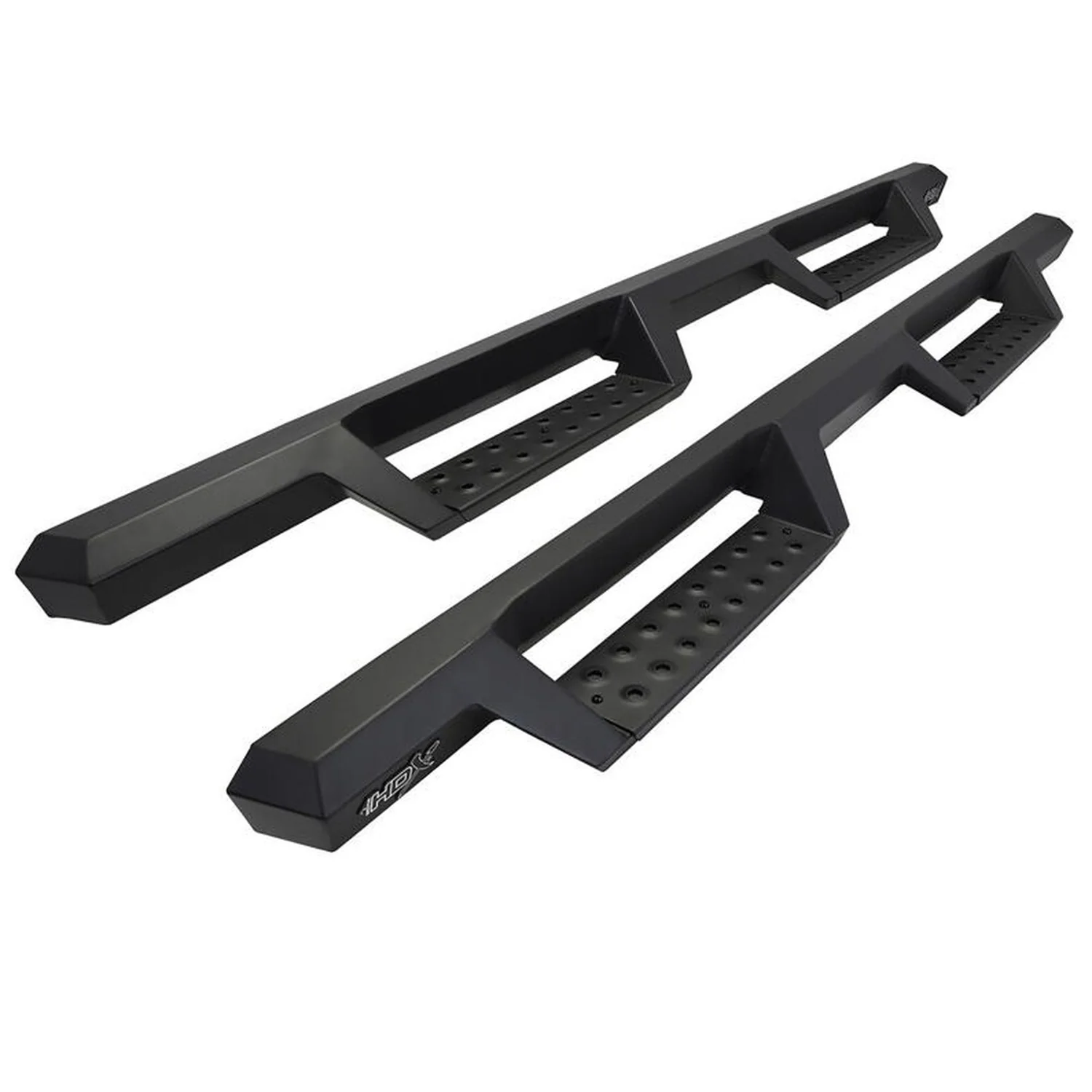 Westin HDX Drop Nerf Bars 17-26 Ford Super Duty Crew Cab - Black/Stainless Steel - Image 2